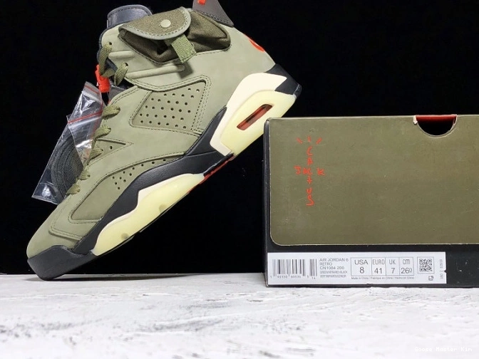 Jordan Olive Air x CN1084-200 Medium Scott 6 Travis 0729